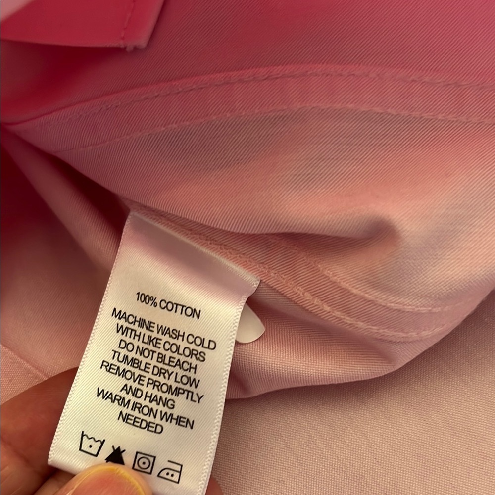 Pink women’s button down - Picture 3 of 7